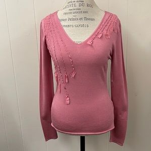 Caractere woven pink top
